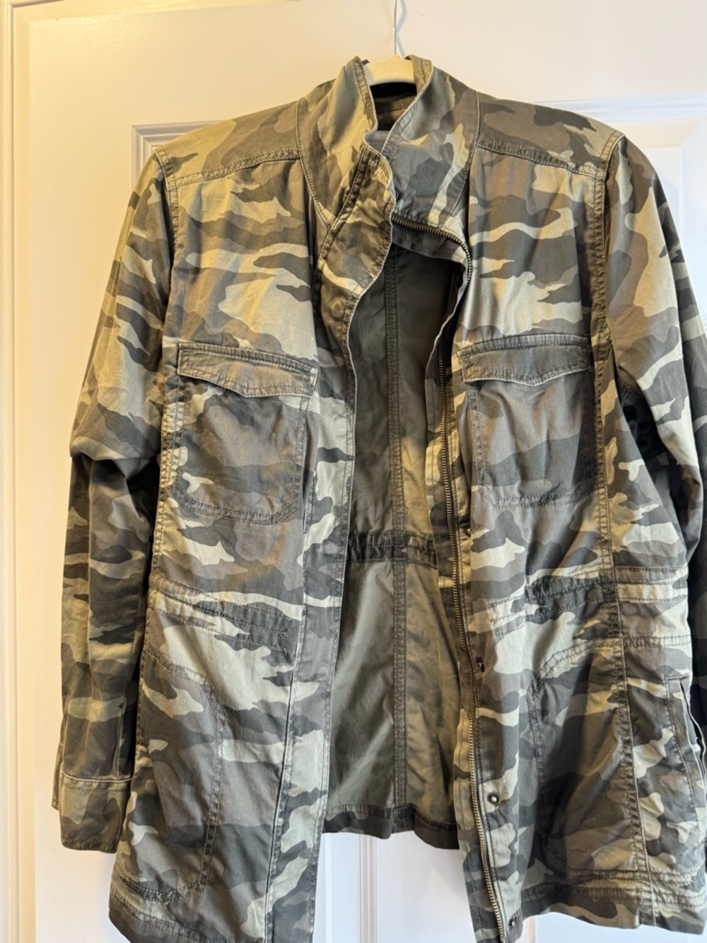 Sonoma Black and Silver Utility Jacket